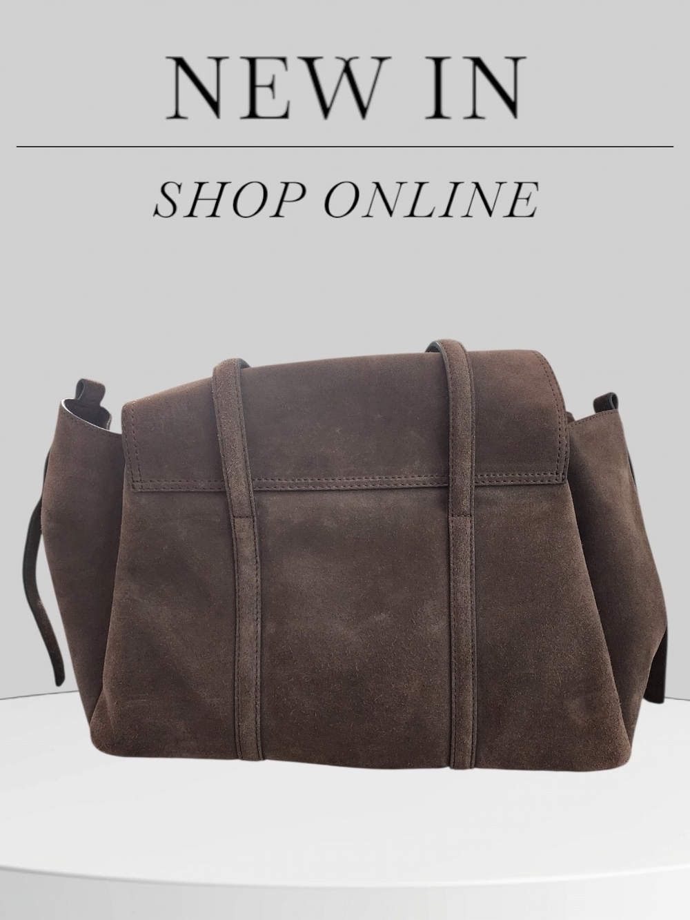 Radley London "The Chancery" Suede Crossbody Bag Medium Brown NWT (Flaws)